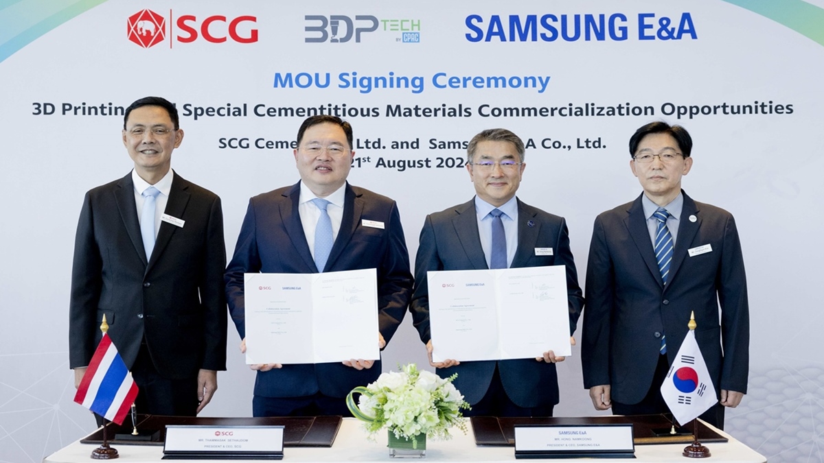 “SCG – CPAC” ผนึก “Samsung E&A” ลงนาม MOU